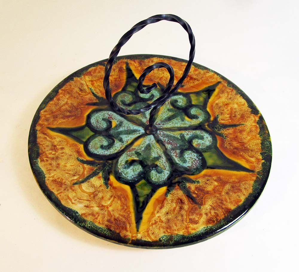 Ceramic cheese platter