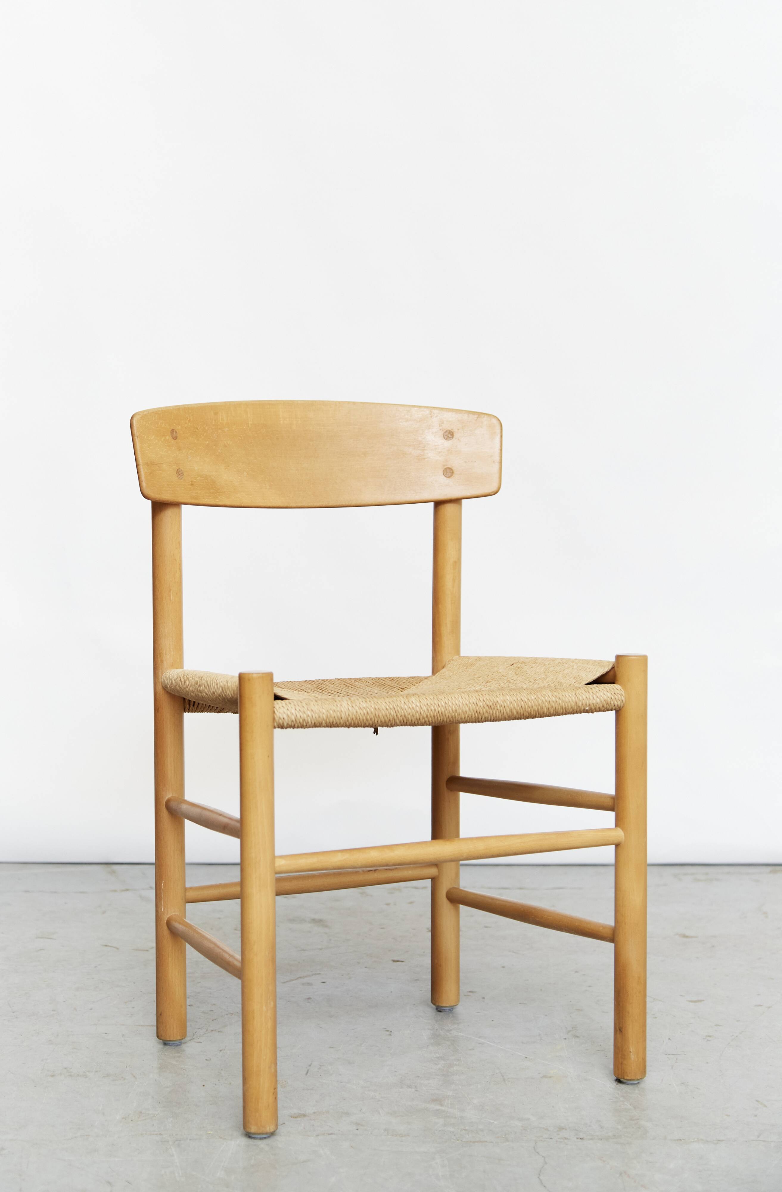 Børge Mogensen J 39 "Shaker Chair" for FDB Møbler, 1947 I Set of Four