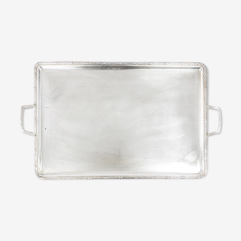 Louis XVI style silver tray