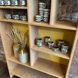 Raw wood shelf
