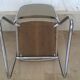 Fauteuil en skaï gris Ronéo