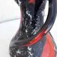 Vase rouge et noir