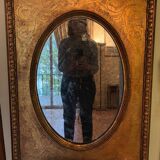 Gilded wooden mirror