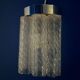 Set of two wall sconces in Murano glass and chromed metal, Italian Decorative