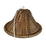 Bhv product: large chandelier in vintage rattan
