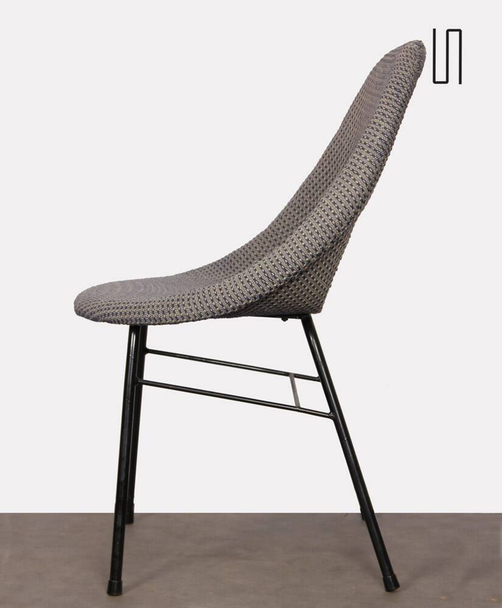 Suite de 2 chaises vintage, fabrication tchèque, 1960