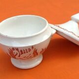 Dinette soup pot swan décor