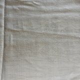 Nappe +12 serviettes avec monogramme brode