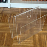 Porte revue en plexiglas vintage