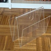 Vintage plexiglass magazine rack