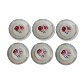 Set of 6 assiettes à dessert anciennes