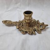 Hand candlestick, bronze, early 20th century