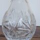crystal wine decanter from Samabor, Czechoslovakia,