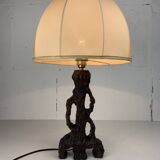 Brutalist organic mushroom table lamp, Dutch 1960s