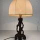 Brutalist organic mushroom table lamp, Dutch 1960s