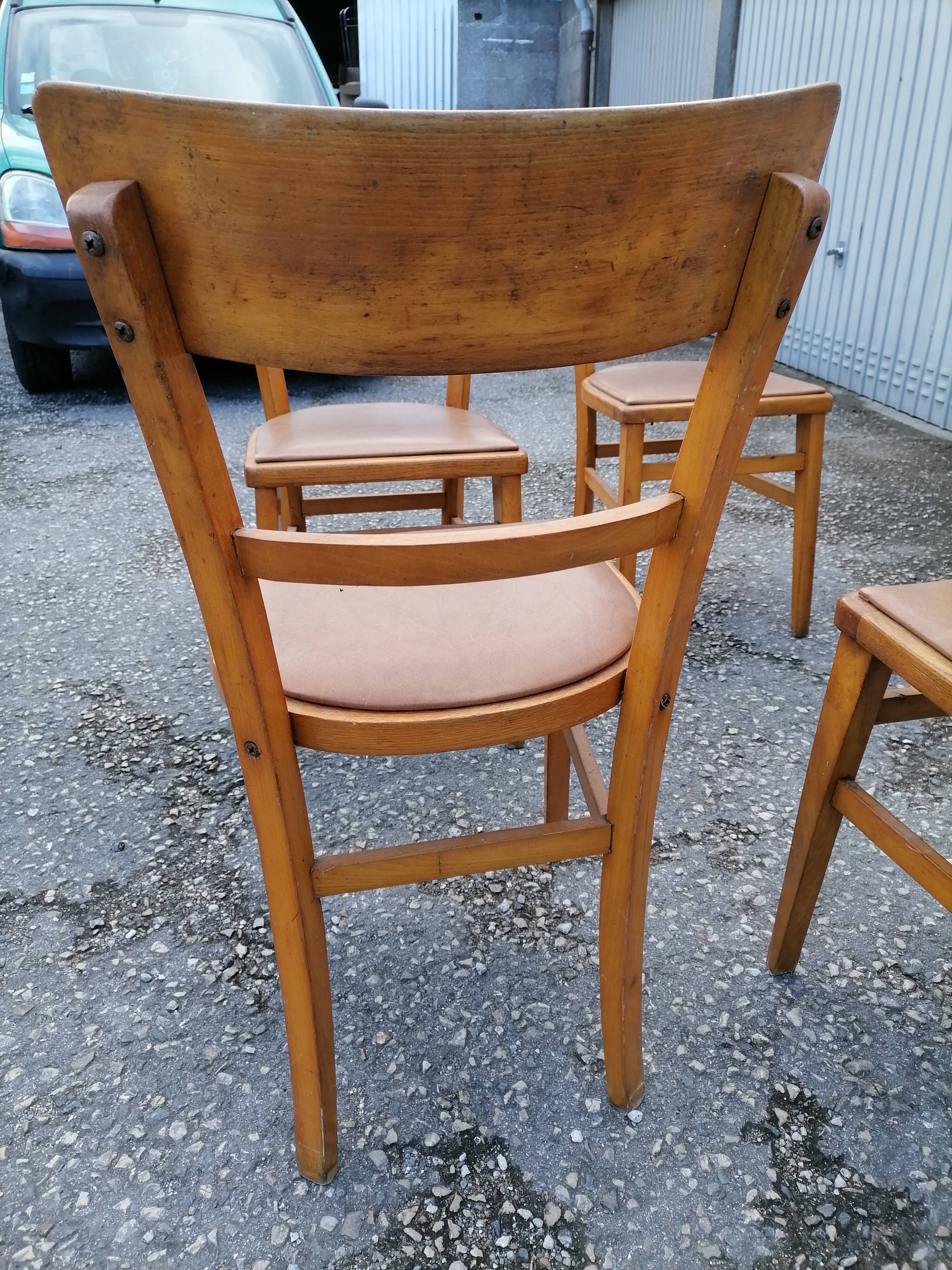 6 bistro bar chairs