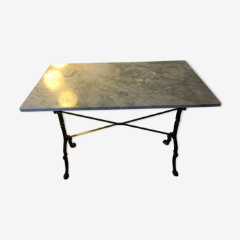 Table rectangular marble bistro