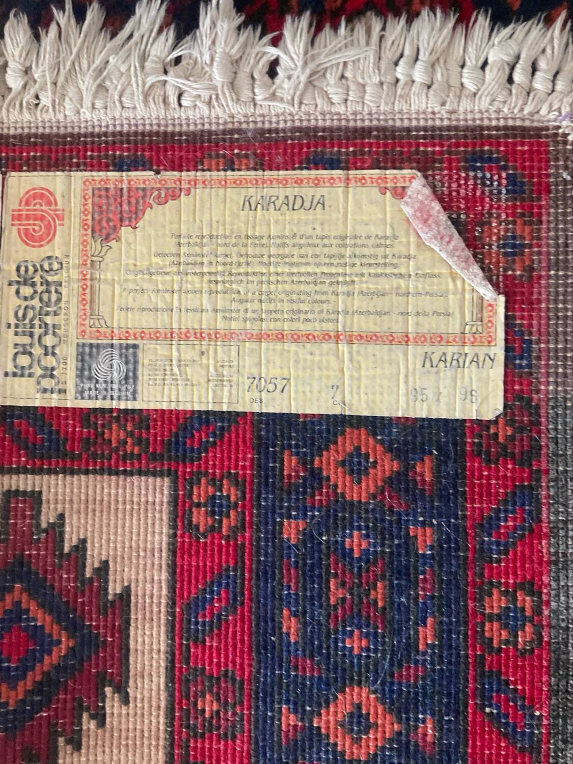 Karadja Louis de Poortere Vintage Rug Duo