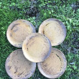 Lot of sandstone dishes