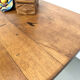 Monastery table in solid oak, 350 cm, circa 1900.