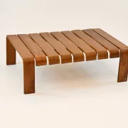 Table basse de salon en teck