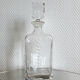 Whisky decanter with flat cap