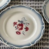 8 flat plates digoin sarreguemines