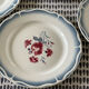 8 assiettes plates digoin sarreguemines