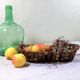 Scandinavian teak trash