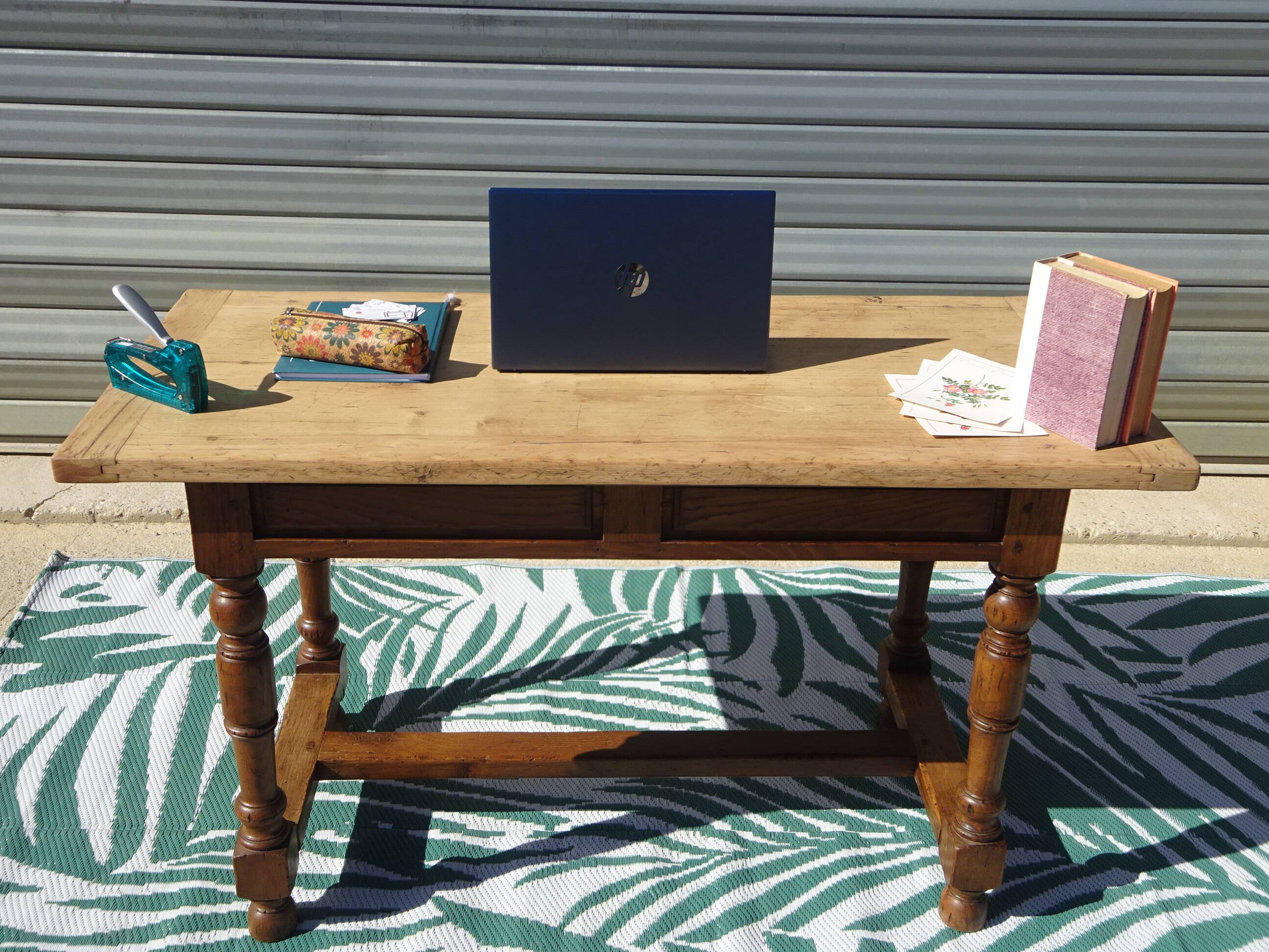 table/desk made of solid oak