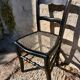 Small black antique chair