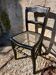 Small black antique chair