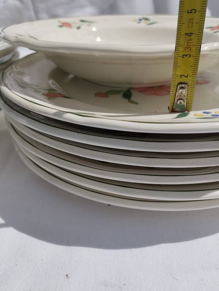 Vintage table service Ceramica Quadrifoglio