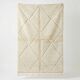 Berber rug with white diamonds