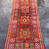 Moroccan Arabia rug red - 186 x 434 cm