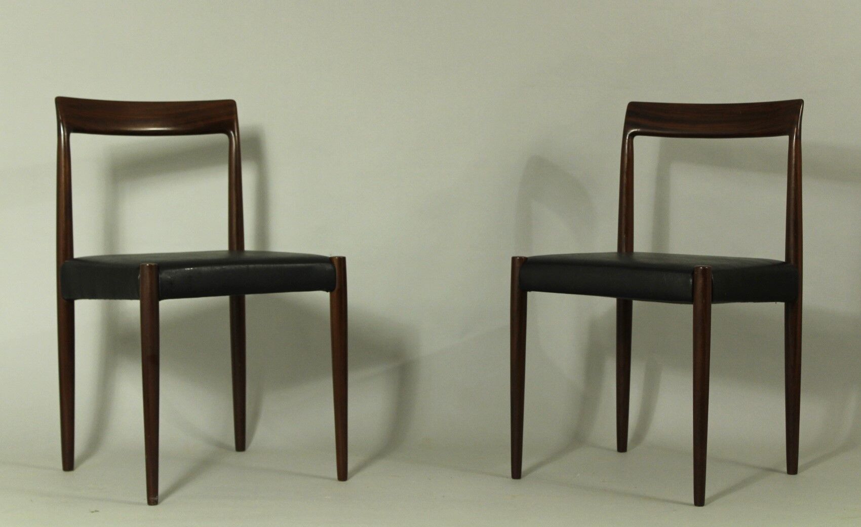 Pair of Teak Dining Chairs by Lübke, 1960s