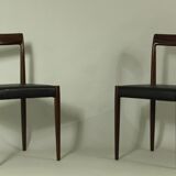 Pair of Teak Dining Chairs by Lübke, 1960s