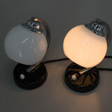Ensemble de deux lampes de table art déco, années 1930
