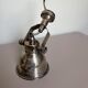 Vintage silver metal wall light 250901