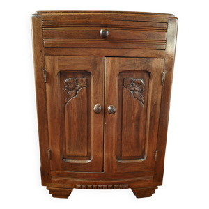 Confiturier en noyer - ancien meuble rangement