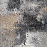 Tableau peinture abstrait "follow me"
