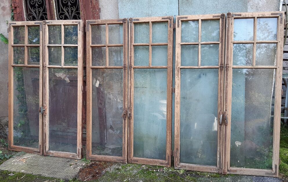 Set of old windows