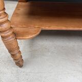 Antique pine and marble toilet furniture (renovated)