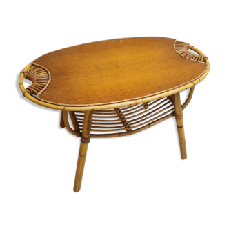 Rattan lounge table