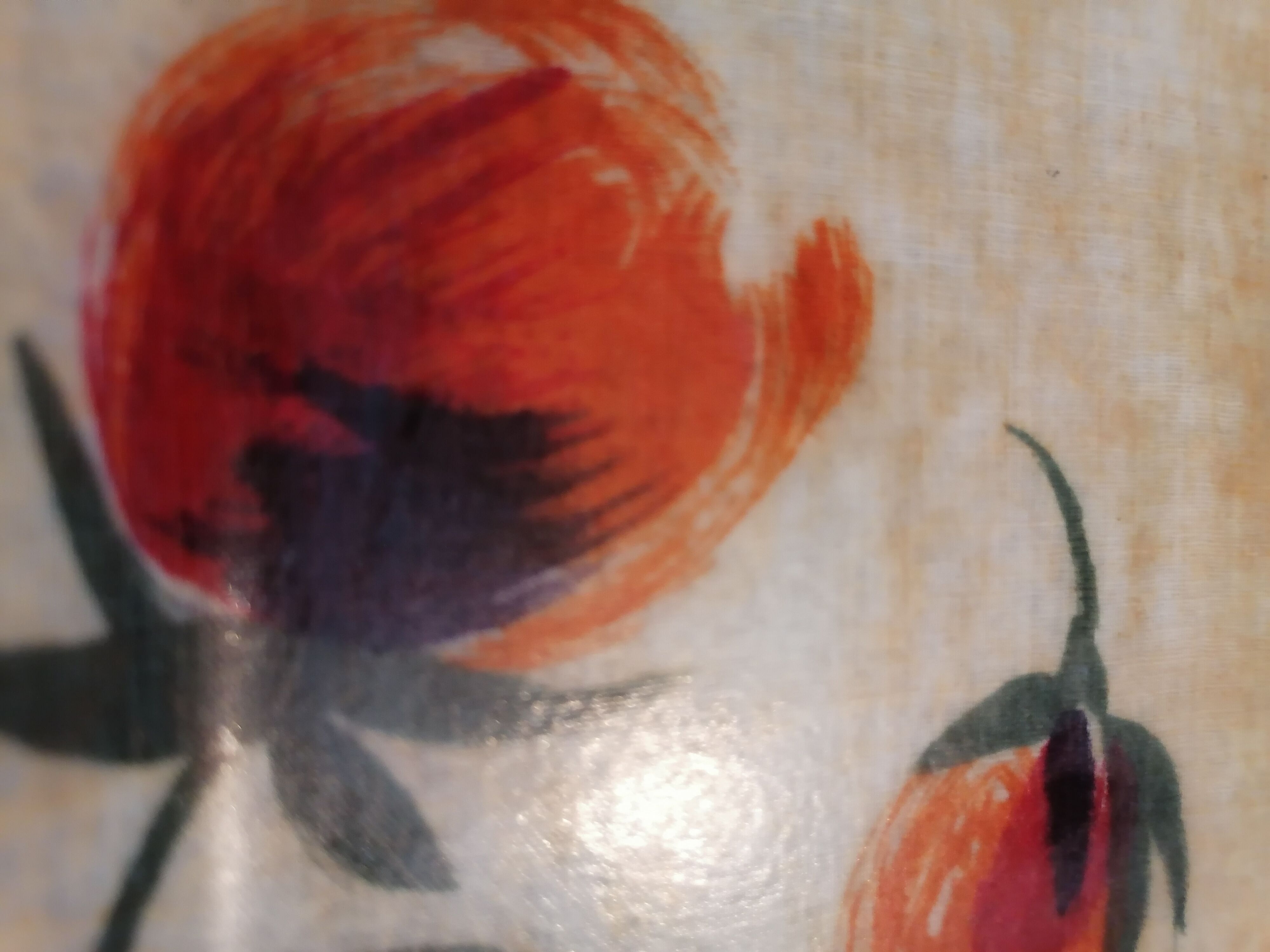 Flower meal tray 1960