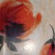 Plateau repas fleuri 1960