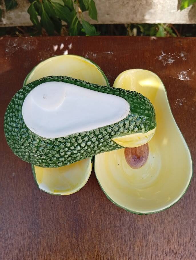 6 avocado bowls earthenware