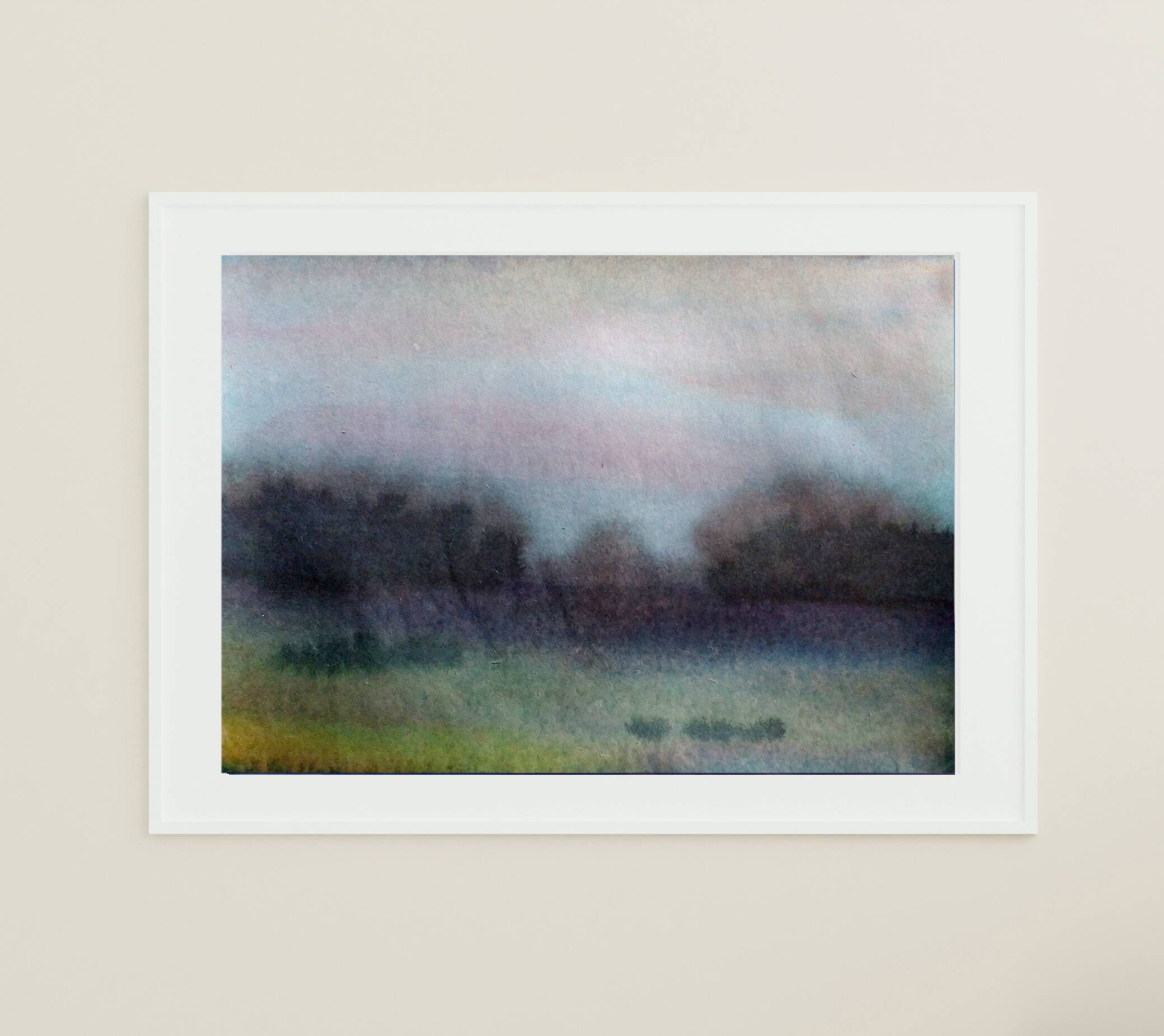 Ink landscape Between dog and wolf 7