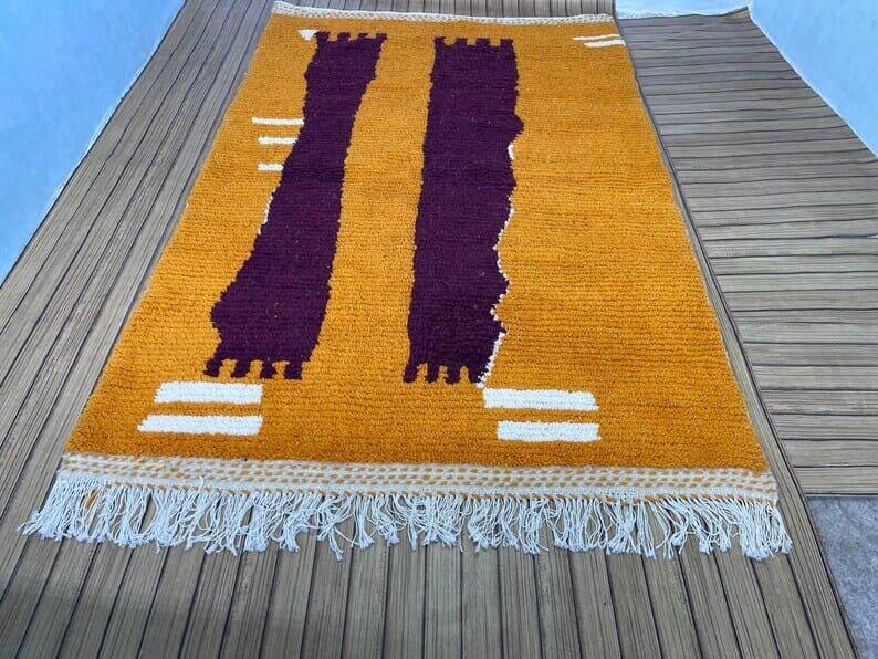 Handmade Beni Ouraine rug, size 150 x 250 cm