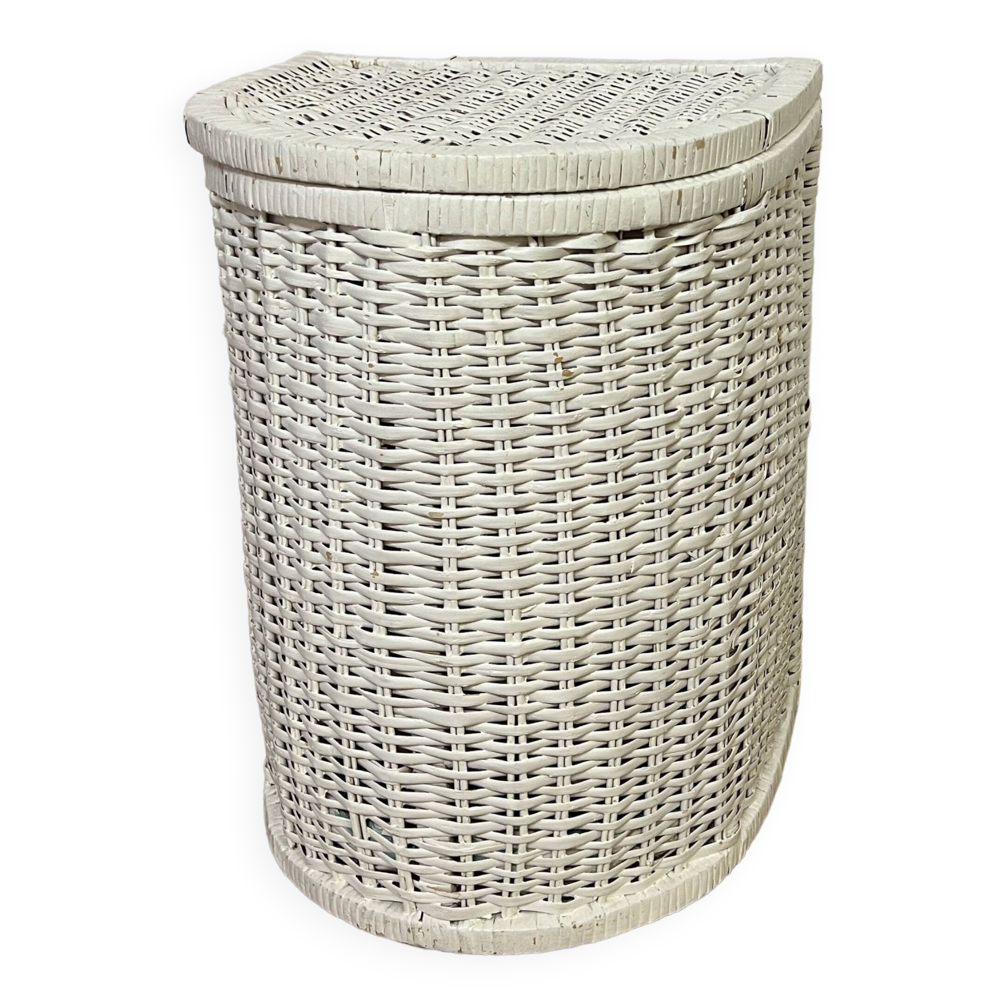 Rattan laundry basket